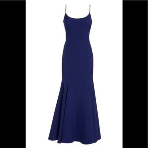 Laguna Crystal Strap Mermaid Gown